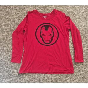 Marvel Red Iron Man Long Sleeve Shirt Size 00